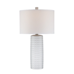 Diandra White Table Lamp by Lite Source Lighting