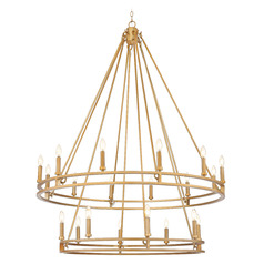 Z-Lite Dennison Signature Brass Chandelier
