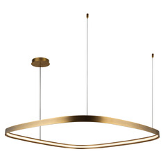 Kuzco Lighting Yukon Vintage Brass LED Pendant Light