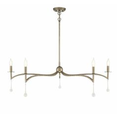 Laramie 5-Light Chandelier in Chelsea Gold by Savoy House