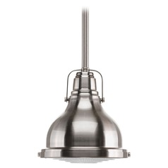 Coastal LED Mini Pendant in Brushed Nickel by Progress Lighting