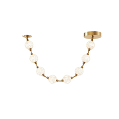 Marni 58-Inch Pendant in Natural Brass by Alora Lighting