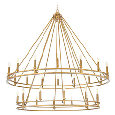 Z-Lite Dennison Signature Brass Chandelier