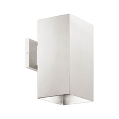 Square Outdoor Wall Light in White by Progress Lighting
