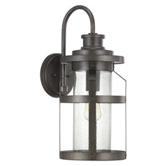 Haslett Antique Pewter Large Outdoor Wall Light by Progress Lighting