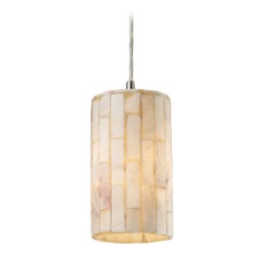 Coletta Satin Nickel Mini-Pendant Light - Includes Recessed Adapter Kit