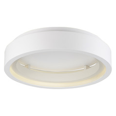iCorona FOH 23.50-Inch LED Flush Mount in Matte White by ET2 Lighting