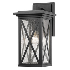Brookside Black Outdoor Wall Light by Z-Lite