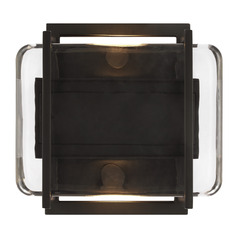 Mick De Giulio Duelle 5-Inch 277V LED Sconce in Black by Visual Comfort Modern