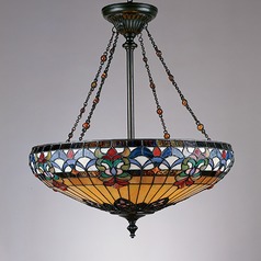 Belle Fleur Pendant in Vintage Bronze by Quoizel Lighting