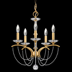 Schonbek Worldwide Lighting Priscilla Heirloom Gold Chandelier