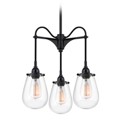 Chelsea Pendant Black by Sonneman Lighting
