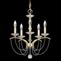 Schonbek Worldwide Lighting Priscilla Heirloom Silver Chandelier