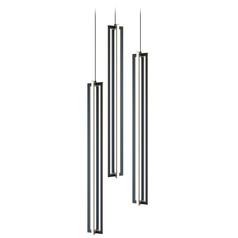 Afx Lighting Cass Black LED Multi-Light Pendant