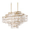 Corbett Lighting Corbett Lighting Dolce Champagne Leaf Island Light 109-512-CPL