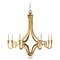Visual Comfort Signature Collection E.F. Chapman Mykonos Chandelier in Antique Brass by Visual Comfort Signature CHC1562AB