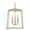 Capital Lighting Thea 4-Light Foyer Lantern in Aged Brass by Capital Lighting 537642AD