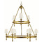 Visual Comfort Signature Collection Visual Comfort Signature Collection Chapman & Myers Classic Hand-Rubbed Antique Brass Chandelier SL5813HAB-L
