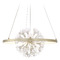 Eurofase Lighting Clayton Silver & Brushed Gold LED Chandelier by Eurofase Lighting 37342-012