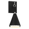 Meridian 17-Inch Wall Sconce in Matte Black & Polished Nickel by Meridian  M90066MBKPN