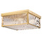 Z-Lite Z-Lite Carnaby Modern Gold Flushmount Light 7504FS18-MGLD