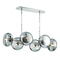 Eurofase Lighting Notthingham 6-Light Linear Chandelier in Polished Nickel by Eurofase 38130-022
