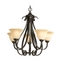 Progress Lighting Torino 26-Inch Chandelier in Forged Bronze by Progress Lighting P4416-77