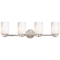 Design Classics Lighting Lighting Aon Fuse Satin Nickel Bathroom Light 1804-09 GL1024C