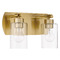 Craftmade Lighting Craftmade Lighting Hendrix Satin Brass Bathroom Light 17614SB2