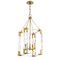 Metropolitan Lighting Prima Vista 4-Light Pendant in Aged Antique Brass by Metropolitan N7354-790