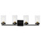 Maxim Lighting Maxim Lighting Pinn Black & Satin Brass Bathroom Light 12404CLBKSBR