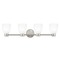 Design Classics Lighting Lighting Aon Fuse Satin Nickel Bathroom Light 1804-09 GL1024MB