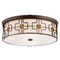 Minka Lavery Dark Brushed Bronze with Aged Brass LED Flush Mount by Minka Lavery 1846-104-L