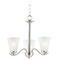 Maxim Lighting Maxim Lighting Vital Satin Nickel Chandelier 12073FTSN