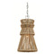 Visual Comfort Signature Collection Chapman & Myers Antigua 10-Inch Pendant in Nickel by VC Signature CHC5020PNNAB