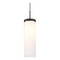 Besa Lighting Besa Lighting Friz Black LED Mini-Pendant Light with Cylindrical Shade 1JT-FRIZOG-LED-BK