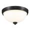 Z-Lite Ashton Matte Black Flush Mount by Z-Lite 443F2-MB