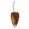 Besa Lighting Besa Lighting Juli Bronze LED Mini-Pendant Light with Teardrop Shade 1KX-4125CE-LED-BR