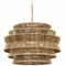 Visual Comfort Signature Collection Chapman & Myers Antigua Drum Chandelier in Brass by VC Signature CHC5016ABNAB