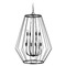 Capital Lighting Corey 8-Light Foyer Pendant in Matte Black by Capital Lighting 538881MB