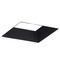 WAC Lighting 2-Inch FQ Shallow Black LED Recessed Trim by WAC Lighting R2FSA1L-927-BK