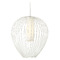 Z-Lite Z-Lite Savanti Textured White Pendant Light with Cylindrical Shade 7507-22TW