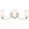 Minka Lavery Tilbury Polished Nickel Bathroom Light by Minka Lavery 3983-613