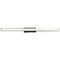 WAC Lighting Brink Brushed Black LED Bathroom Light by WAC Lighting WS-77636-30-BK