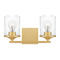 Quoizel Lighting Abner 14-Inch Bath Light in Aged Brass by Quoizel Lighting ABR8614AB