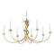 Maxim Lighting Paloma Gold Leaf Chandelier by Maxim Lighting 2888GL