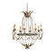 Currey and Company Lighting Elegance 8-Light Chandelier in Etruscan Gold & Gold Leaf Finish 9948