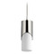 Oxygen Ellipse 11-Inch LED Acrylic Pendant in Nickel by Oxygen Lighting 3-677-220