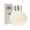 Design Classics Lighting Vashon Wall Sconce in Satin Nickel by Design Classics Lighting 2101-09 G1832-WH KIT