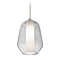 Besa Lighting Besa Lighting Link Satin Nickel LED Mini-Pendant Light with Bowl / Dome Shade 1JT-LINKCL-LED-SN